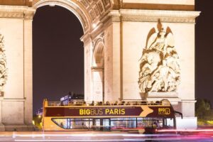 Paris Sightseeing Big Bus Night features Tour Review