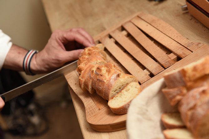 Paris Wine and Cheese Pairing Small-Group Experience with fine bread.