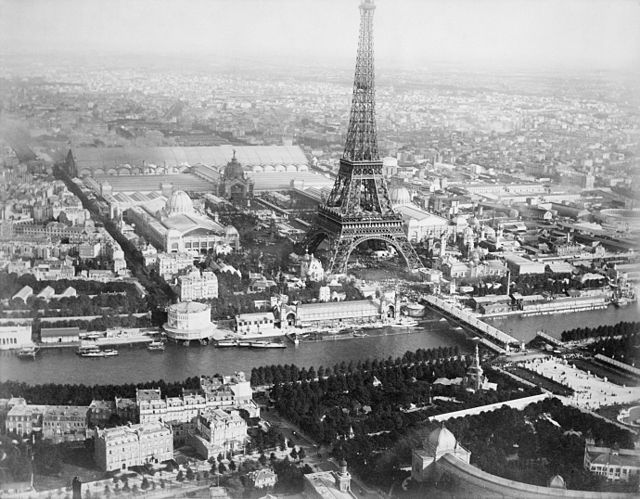 Eiffel Tower when it was newly completed