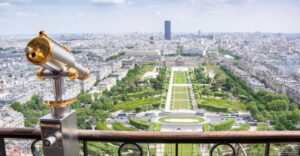 Eiffel Tower Summit view