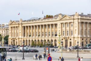 Hotel Crillon on the Place de la Concorde