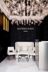 Hôtel Elysées Paris features state of the art reception area