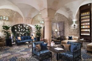 Nestled in the heart of Paris, Relais Christine is a luxurious five-star hotel offering a serene retreat in the prestigious Left Bank. This elegant establishment is built on the foundations of a 13th-century abbey and provides guests with an ambiance of fine antiques and Parisian charm