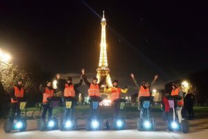 Segway by night ! Illuminated Paris Review