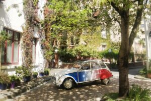 Tour in a vintage car with a Parisian Review