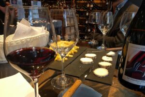 Wine and cheese tasting in Paris Review