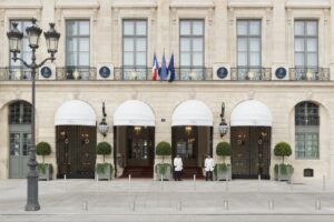 Front and Exterior of Ritz Paris