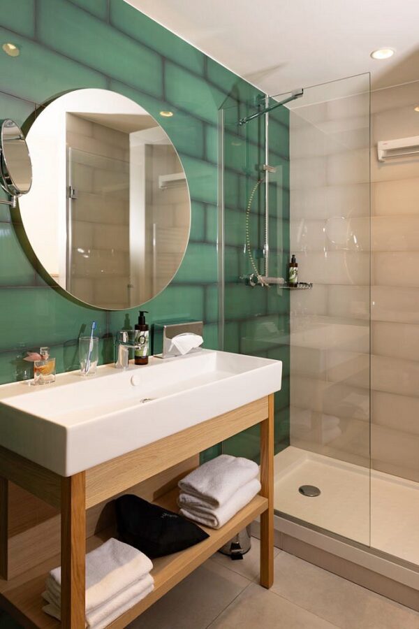 Bathroom in Aparthotel Adagio Paris Boulogne
