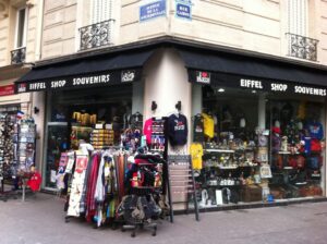 Eiffel Shop Souvenirs