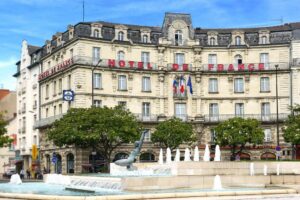 Hôtel De France boasts a captivating facade that exudes timeless elegance, reflecting the rich history and architectural beauty of Paris.