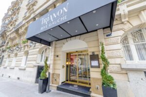 Hotel Trianon Rive Gauche charms with its picturesque facade, blending classic Parisian architecture with a touch of modern allure.