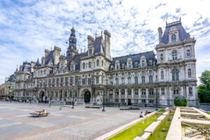 City Hall (Hotel de Ville) in Paris, France