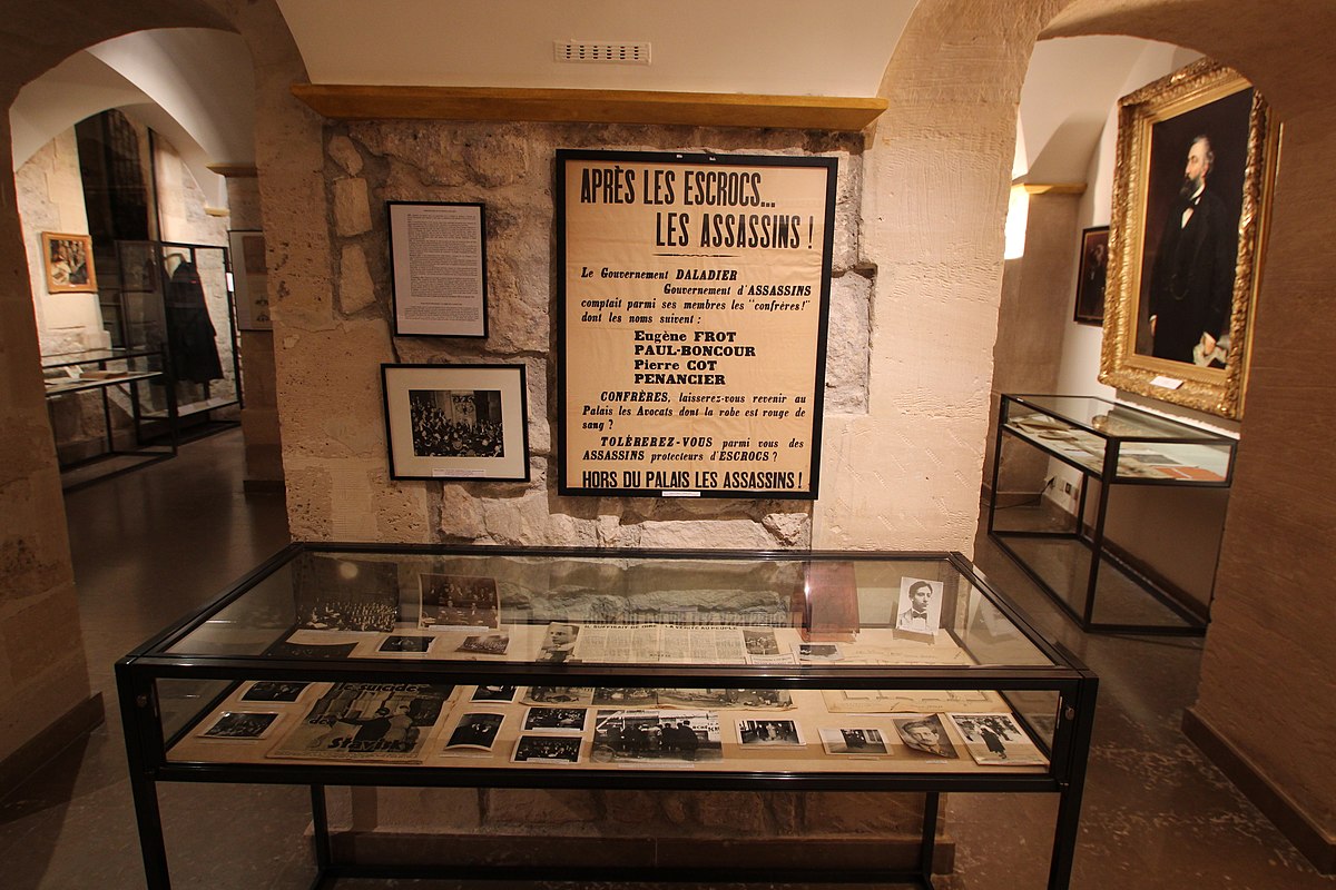 Museum of the Barreau of Paris during the Festival of the public domain 2015 in Paris, France.