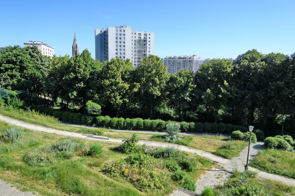 Parc de Belleville, Paris.