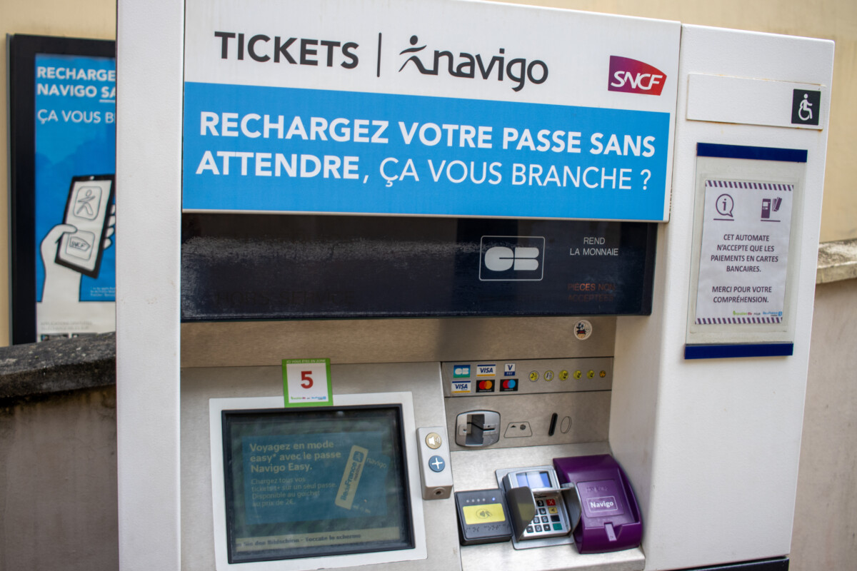 Public Transport Ticket Vending Machine.