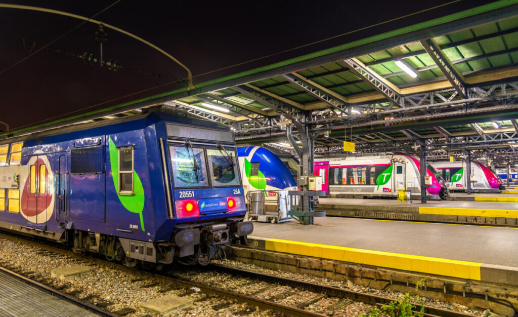 Parisian RER Ride Train in Paris, France