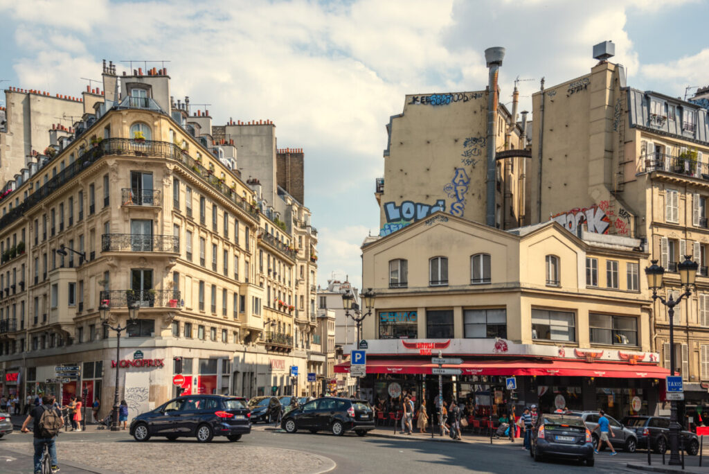 Pigalle Neighbourhood in Paris, France